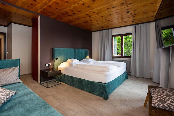 Superior Zimmer mit  Blick in den Bayerischen Wald im Hotel Gottinger